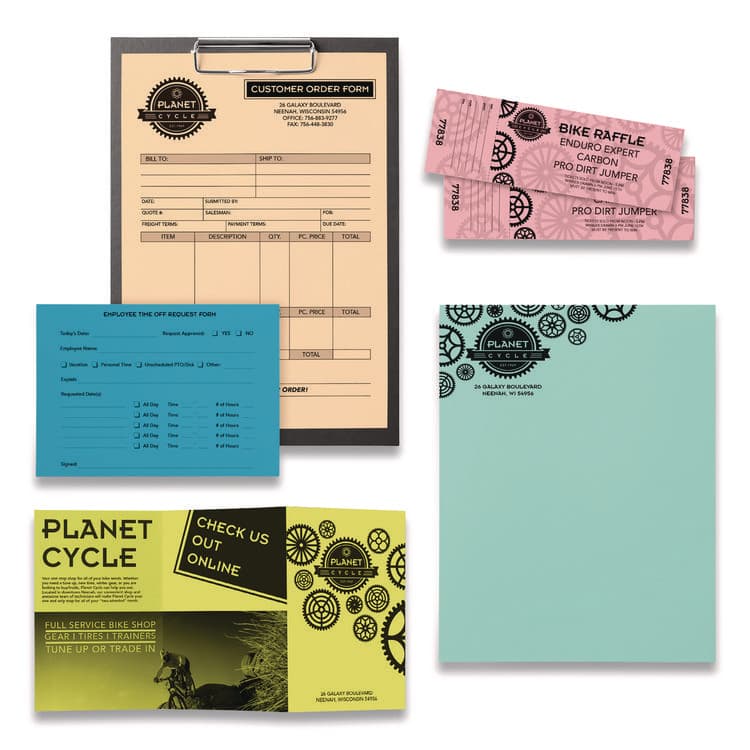 NEENAH PAPER Color Paper - "Sprinkles" Assortment, 24 lb Bond Weight, 8.5 x 11, Assorted Colors, 300/Pack (WAU94000) thumbnail 3