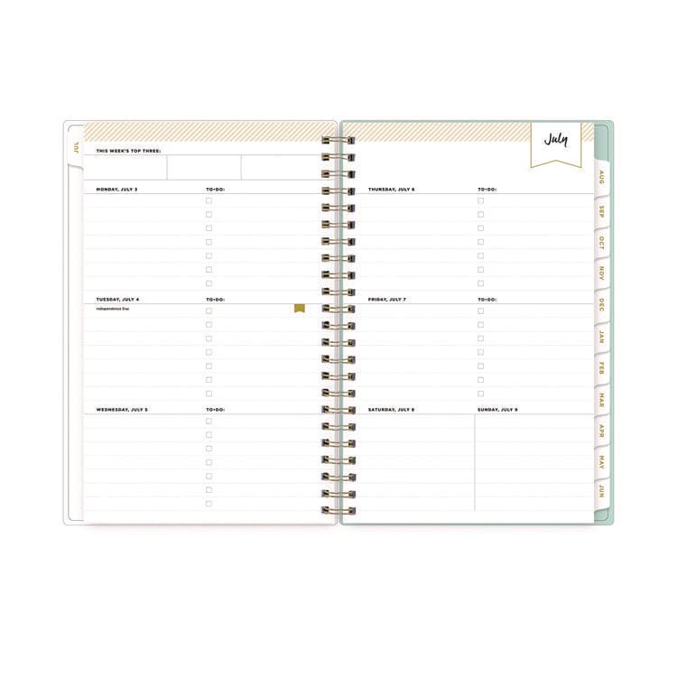 BLUE SKY Day Designer "Secret Garden Mint" Academic Year Weekly/Monthly Notes Planner, 8 x 5, 12-Month (July to June): 2025-2026 (BLS137900) thumbnail 3