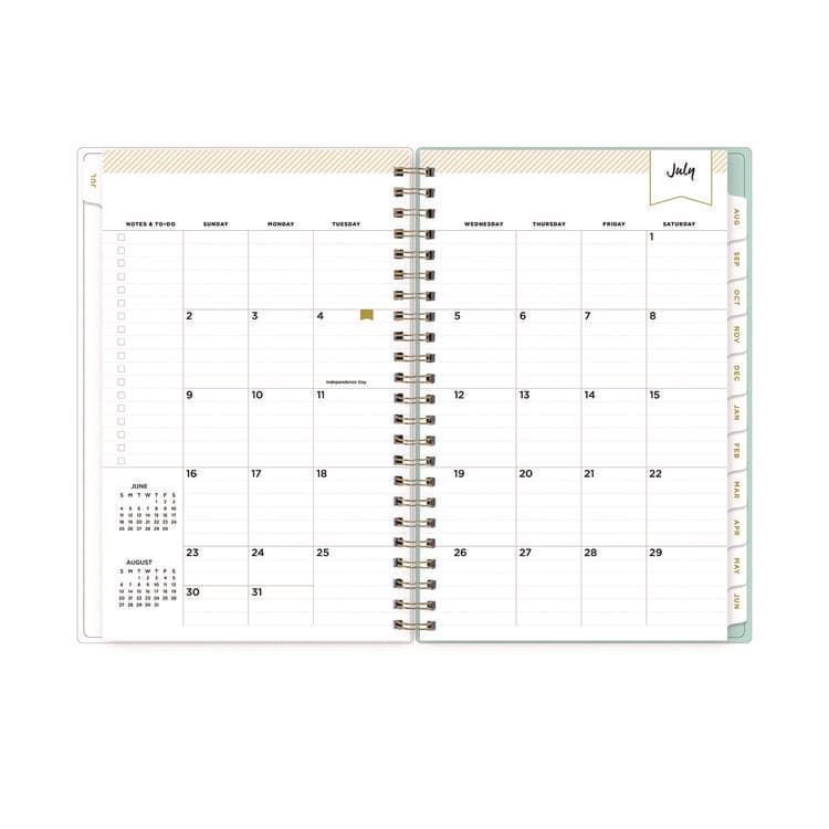 BLUE SKY Day Designer "Secret Garden Mint" Academic Year Weekly/Monthly Notes Planner, 8 x 5, 12-Month (July to June): 2025-2026 (BLS137900) thumbnail 4