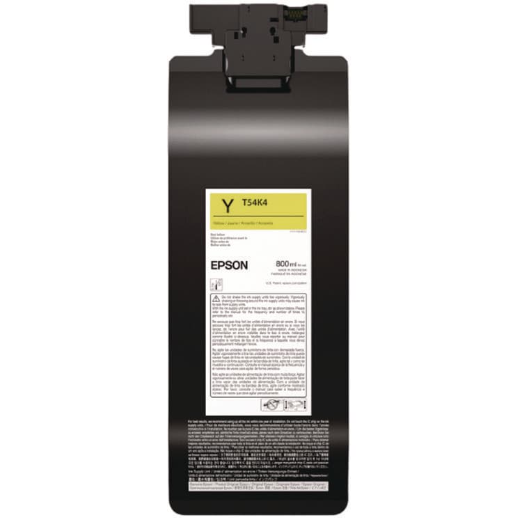 EPSON AMERICA, . T54K420 (T54K) UltraChrome DG2 Ink, 800 mL, Yellow (EPST54K420)