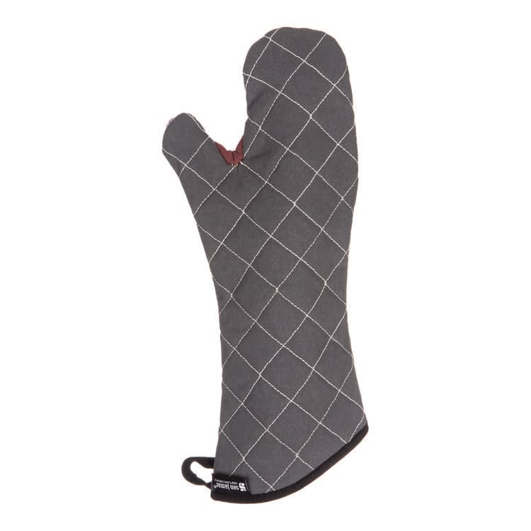 CFS BRANDS Bestguard Oven Mitt, 17", WebGuard Plus Fabric, Black, Pair (SJM800FG17BK) thumbnail 3