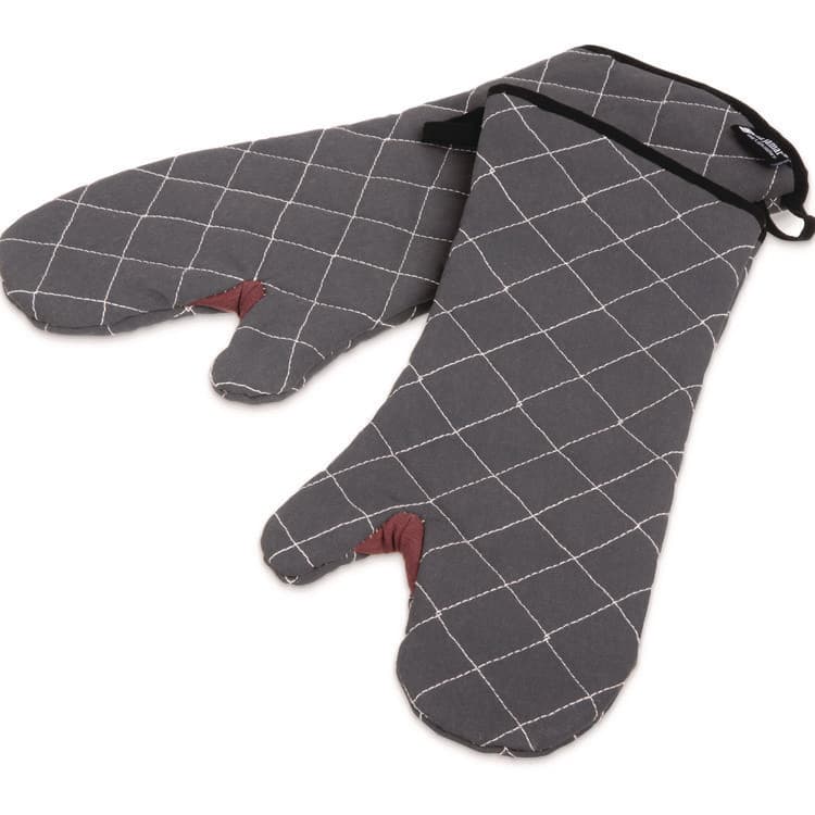 CFS BRANDS Bestguard Oven Mitt, 17", WebGuard Plus Fabric, Black, Pair (SJM800FG17BK)