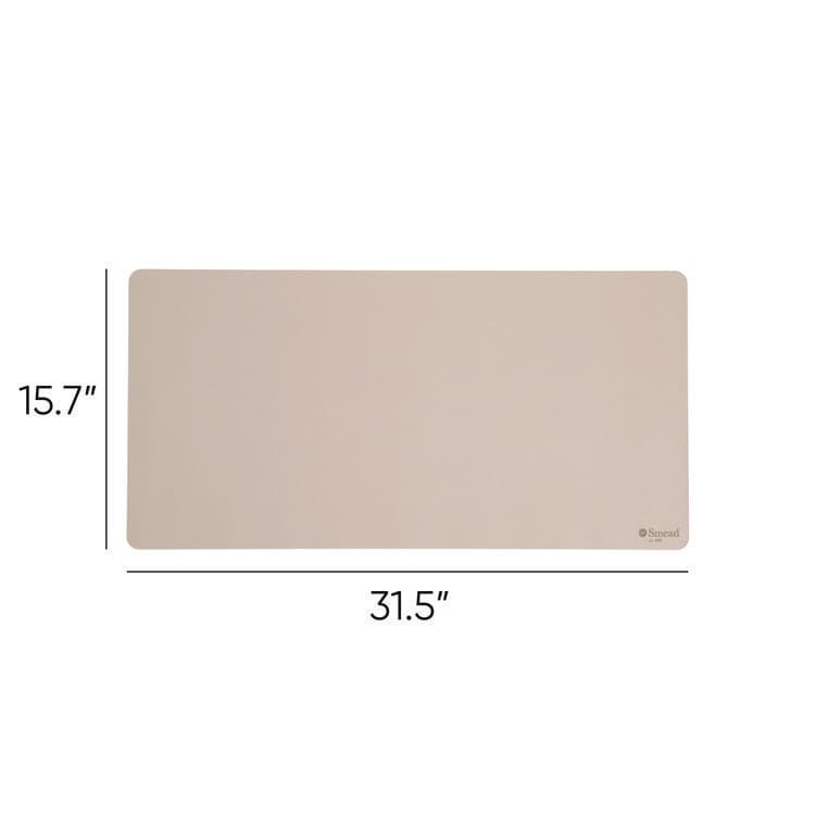 SMEAD MANUFACTURING CO. Vegan Leather Desk Pads, 31.5" x 15.7", Sandstone (SMD64831) thumbnail 2