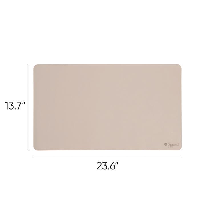 SMEAD MANUFACTURING CO. Vegan Leather Desk Pads, 23.6" x 13.7", Sandstone (SMD64836) thumbnail 2