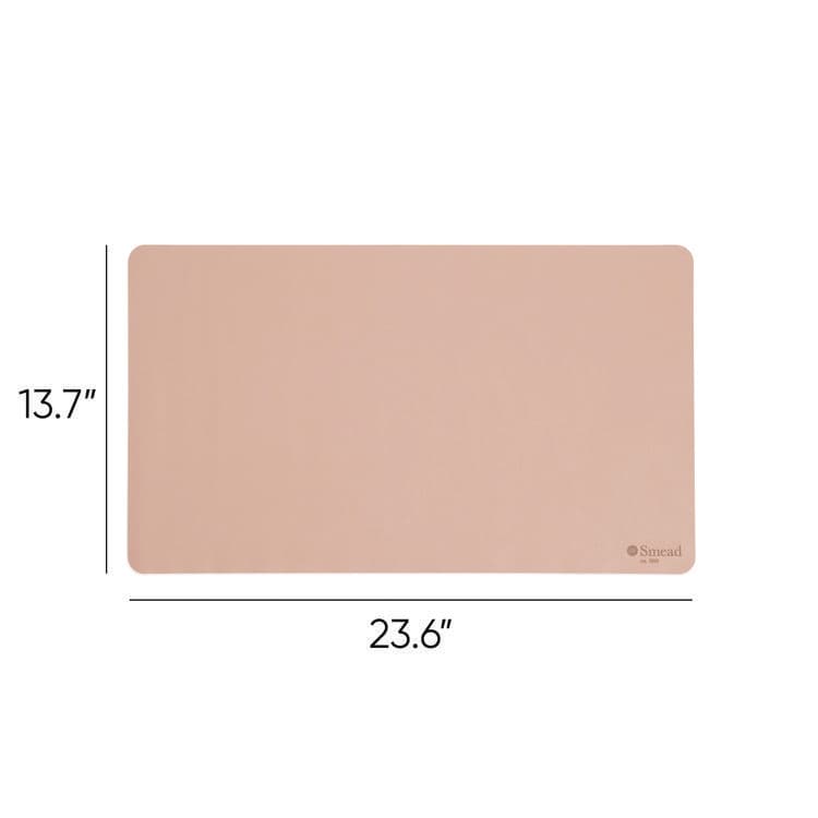 SMEAD MANUFACTURING CO. Vegan Leather Desk Pads, 23.6" x 13.7", Light Pink (SMD64839) thumbnail 2