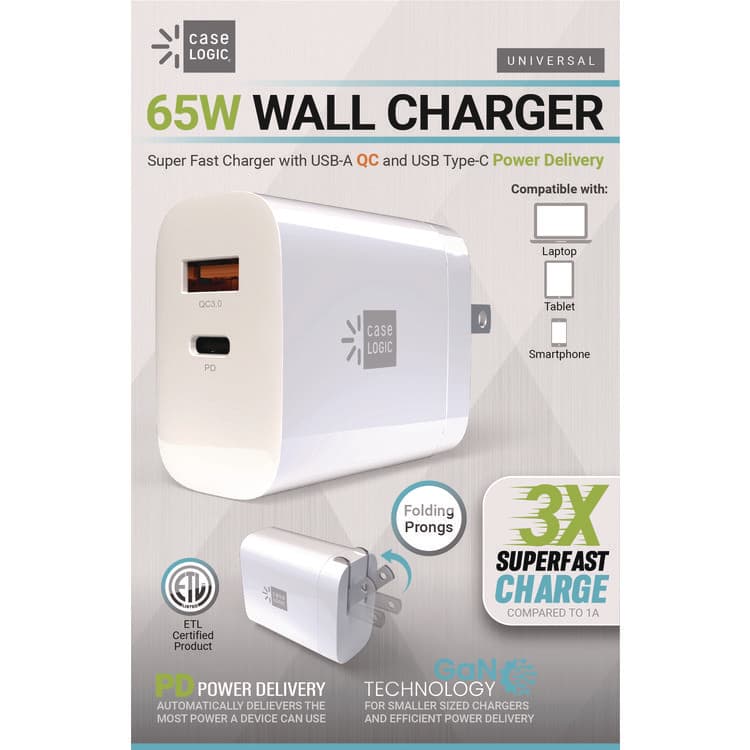 BYTECH Wall Charger, 60 W, White (BTHCLPDW6105WT)