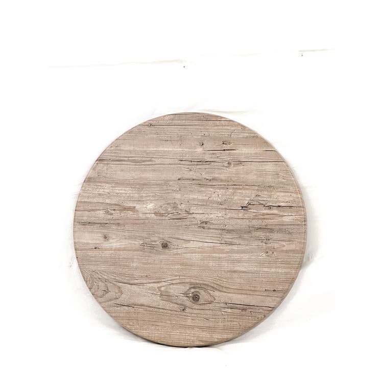 JMC FURNITURE Topalit Tables, Round, 24" dia x 44"h, Washington Pine Top, Black Iron Base/Legs (JMC106P24R7) thumbnail 3