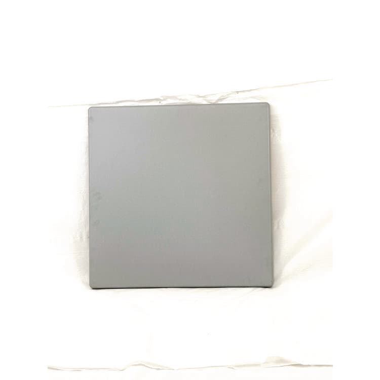 JMC FURNITURE Topalit Tables, Square, 32 x 32 x 44, Brushed Silver Top, Black Iron Base/Legs (JMC106P32322) thumbnail 3