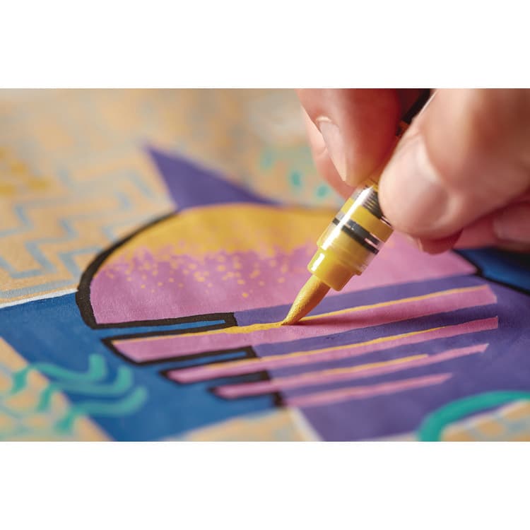 SANFORD Creative Markers, Fine Brush Tip, Assorted Colors, 5/Pack (SAN2196904) thumbnail 4