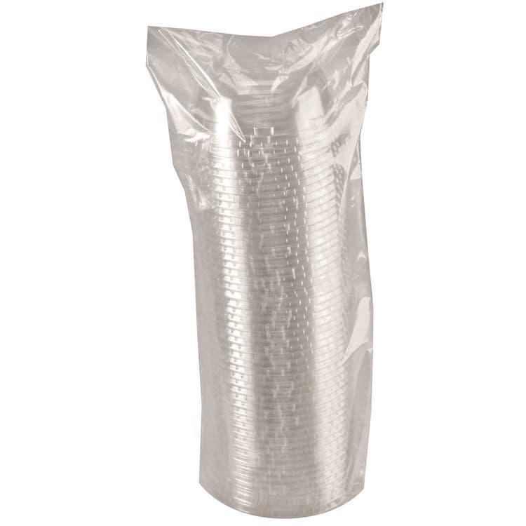 FABRI-KAL Kal-Clear/Nexclear Drink Cup Lids, Squat Dome Lid with 1.75" Hole, Fits 32 oz Cold Cups, Plastic, Clear, 500/Carton (FABDLKC32S) thumbnail 3