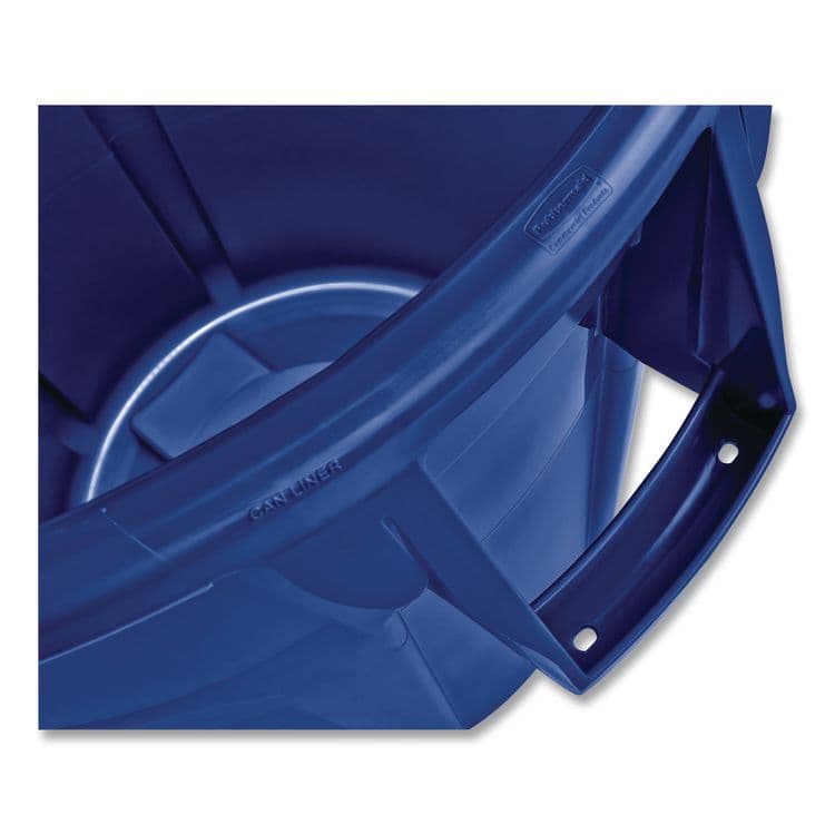 RUBBERMAID COMMERCIAL PROD. Brute Container, 10 gal, Plastic, Blue (RCP1779699CT) thumbnail 4