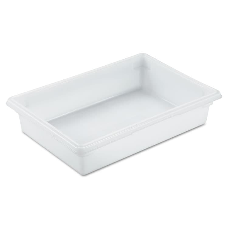 RUBBERMAID COMMERCIAL PROD. Food/Tote Boxes, 8.5 gal, 26 x 18 x 6, White, Plastic (RCP3508WHI)