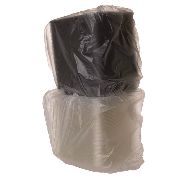 ECO-PRODUCTS,INC. 100% Recycled Content 6" Premium Take Out Containers, 12.5 oz, Black Base/Clear Lid, Plastic, 50/Pack, 3 Packs/Carton (ECOEPPTOR6) thumbnail 3