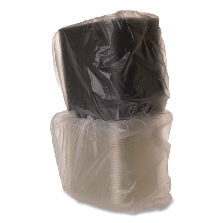 ECO-PRODUCTS,INC. BlueStripe Premium Take-Out Containers, 6.77 x 6.6 x 2.31, Black/Clear, Base/Lid Combo, Plastic, 150/Carton (ECOEPPTOR7) thumbnail 4