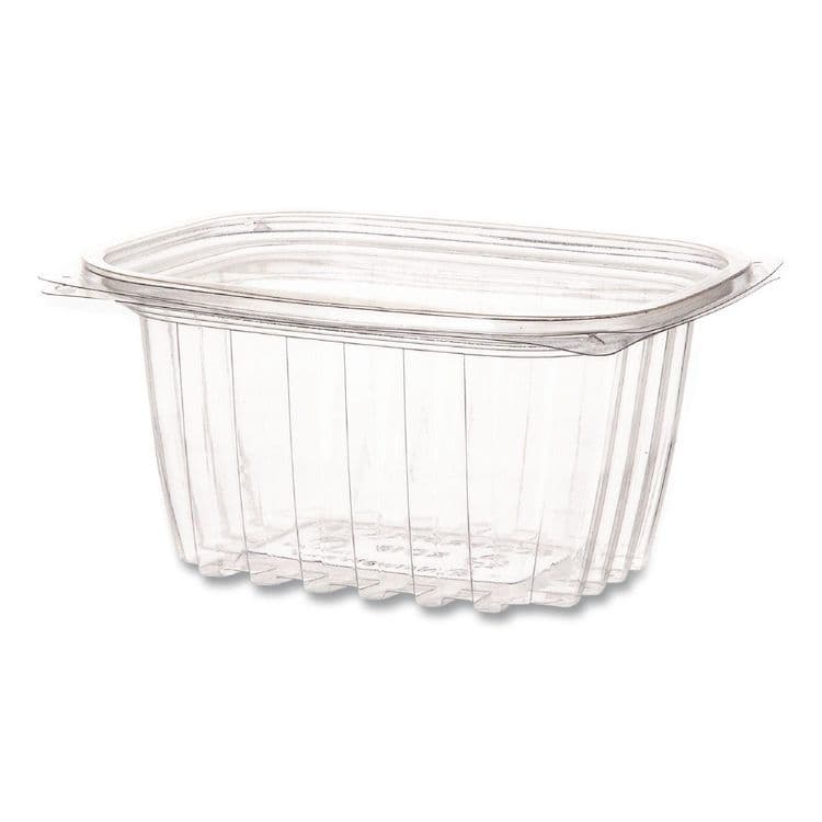 ECO-PRODUCTS,INC. Renewable and Compostable Rectangular Deli Containers with Lid, 16 oz, 3 x 4 x 3, Clear, Plastic, 100/Pack, 3 Packs/Carton (ECOEPRC16)