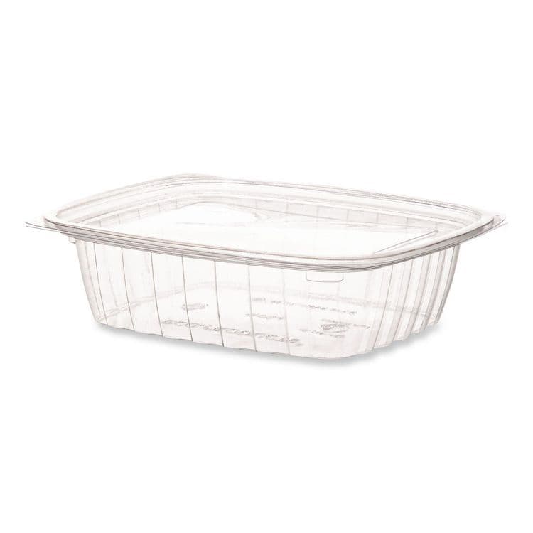 ECO-PRODUCTS,INC. Renewable and Compostable Rectangular Deli Containers with Lid, 24 oz, 4 x 5.5 x 2, Clear, Plastic, 50/Pack, 4 Packs/Carton (ECOEPRC24)