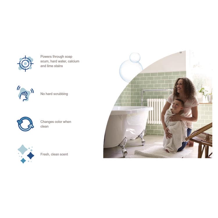 CHURCH & DWIGHT CO., Foamtastic Bathroom Cleaner, Fresh Scent, 19 oz Spray Can, 8/Carton (CDC5703700071CT) thumbnail 4