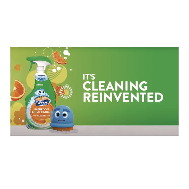 SC JOHNSON Multi Surface Bathroom Cleaner, Citrus Scent, 32 oz Spray Bottle, 8/Carton (SJN366078) thumbnail 4