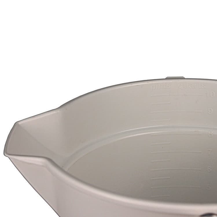 IMPACT PRODUCTS, LLC Deluxe Heavy-Duty Bucket, 10 qt, Polypropylene, Gray, 10.63" dia (IMP5510) thumbnail 4