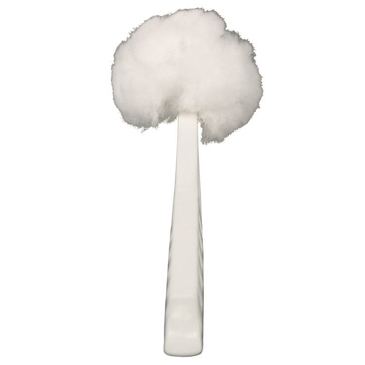 IMPACT PRODUCTS, LLC Deluxe Toilet Bowl Mop, 10" Handle, 4.5" Mop Head, White, 25/Carton (IMP2042591) thumbnail 2