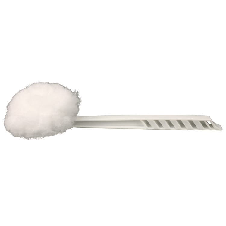 IMPACT PRODUCTS, LLC Deluxe Toilet Bowl Mop, 10" Handle, 4.5" Mop Head, White, 25/Carton (IMP2042591) thumbnail 4