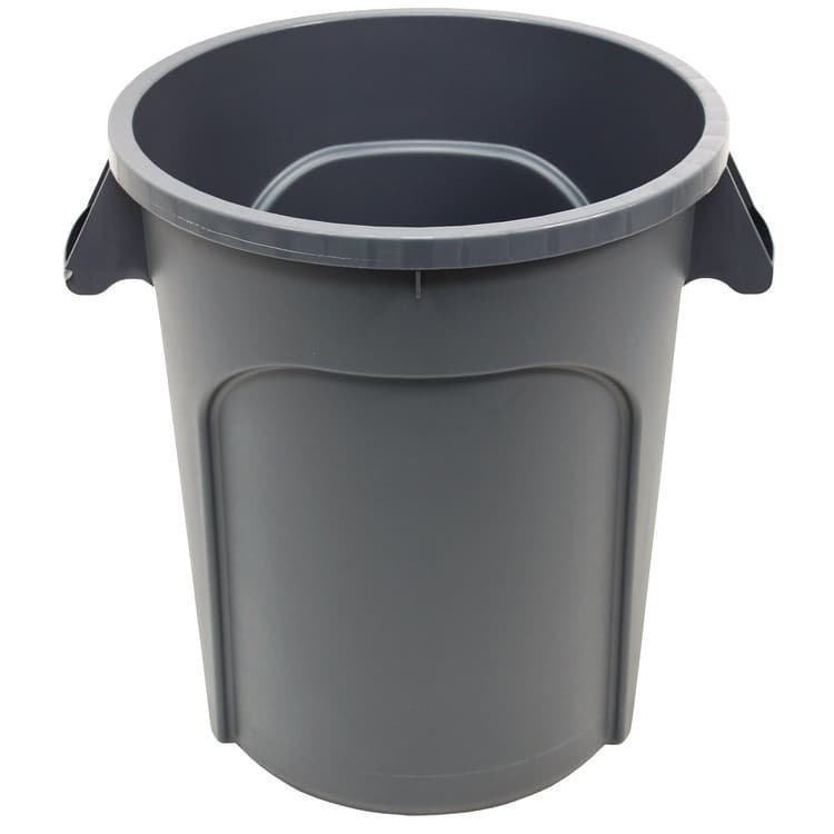 IMPACT PRODUCTS, LLC Value-Plus Containers, 20 gal, Low-Density Polyethylene, Gray (IMPGC200103)