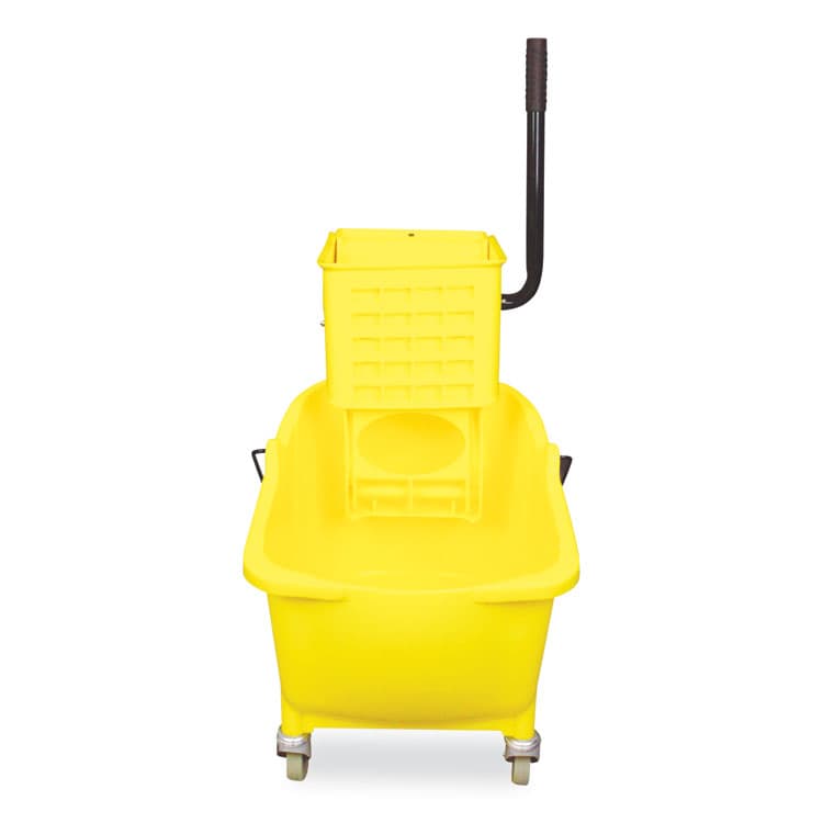 IMPACT PRODUCTS, LLC Side-Press Wringer and Plastic Bucket Combo, 12 to 32 oz, Yellow (IMP7Y26363Y)