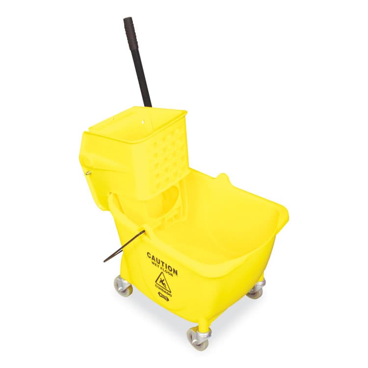 IMPACT PRODUCTS, LLC Side-Press Wringer and Plastic Bucket Combo, 12 to 32 oz, Yellow (IMP7Y26363Y) thumbnail 3