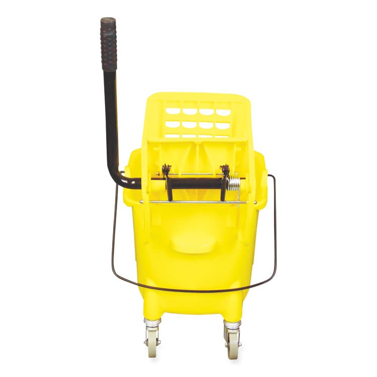 IMPACT PRODUCTS, LLC Side-Press Wringer and Plastic Bucket Combo, 12 to 32 oz, Yellow (IMP7Y26363Y) thumbnail 4