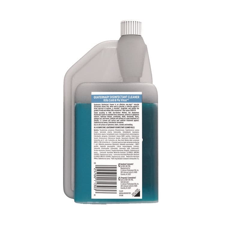 SC JOHNSON Quaternary Disinfectant Cleaner, 32 oz Bottle, 6/Carton (SJN680066) thumbnail 2