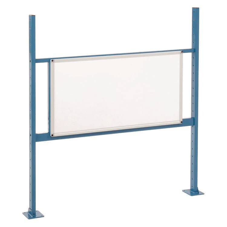 GLOBAL INDUSTRIAL Workbench Whiteboard Panel Kit, Steel/Aluminum, 48" (GBE319178BL)