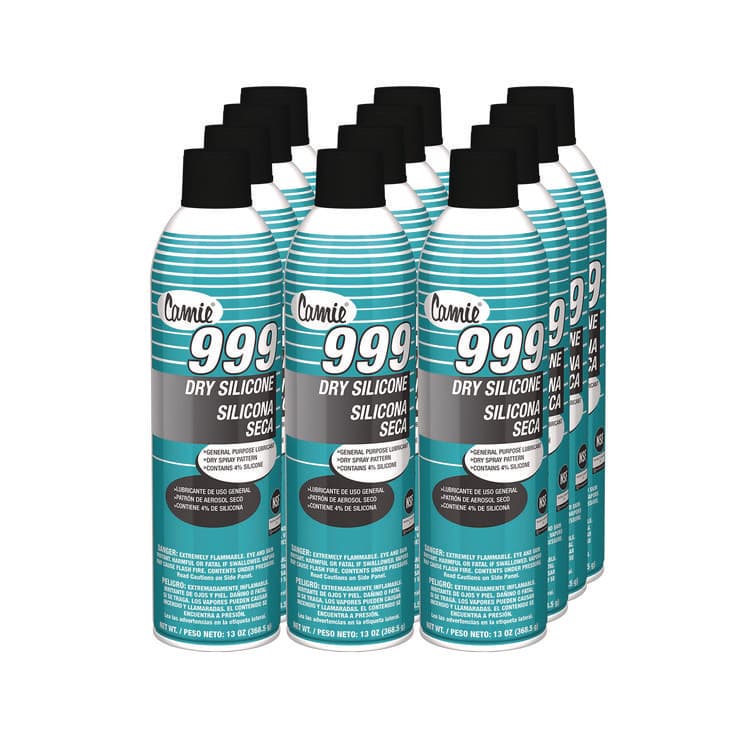 PLZ CORP 999 Dry Silicone, 13 oz Aerosol Can, 12/Carton (CGC999) thumbnail 3