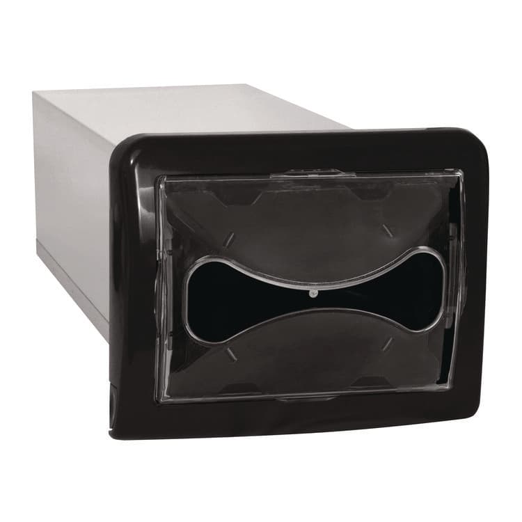 CASCADES TISSUE GROUP Tandem In-Counter Interfold Napkins Dispenser, 6.25 x 18 x 6.5, Black (CSDDN200) thumbnail 3
