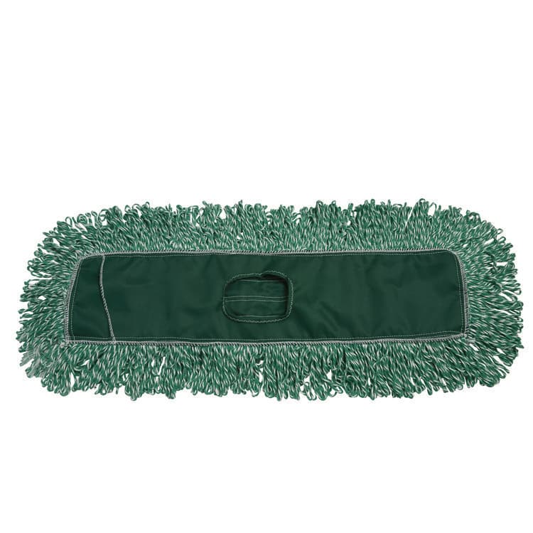 RUBBERMAID COMMERCIAL PROD. Microfiber Looped-End Dust Mop Heads, 48 x 5, Green, 12/Carton (RCPJ857GRECT) thumbnail 2
