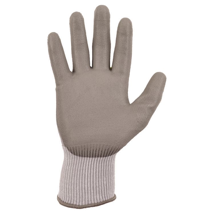 ERGODYNE CORPORATION ProFlex 7024 ANSI A2 PU Coated CR Gloves, EN388: 4X42B, 7" Long, X-Small, Gray, Pair (EGO10401) thumbnail 3