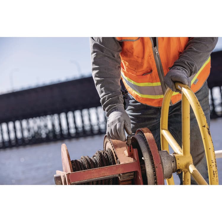 ERGODYNE CORPORATION ProFlex 7024 ANSI A2 PU Coated CR Gloves, EN388: 4X42B, 7" Long, X-Small, Gray, Pair (EGO10401) thumbnail 4