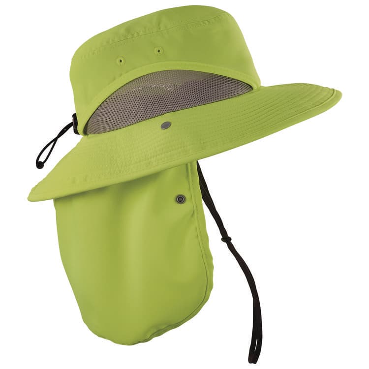 TENACIOUS HOLDINGS, . Chill-Its 8934 Ranger Hat with Neck Shade, Microfiber/Polyester, Small/Medium, Lime (EGO12710) thumbnail 3