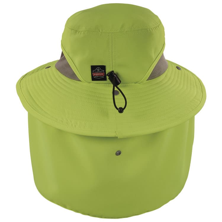 TENACIOUS HOLDINGS, . Chill-Its 8934 Ranger Hat with Neck Shade, Microfiber/Polyester, Large/X-Large, Lime (EGO12711) thumbnail 2