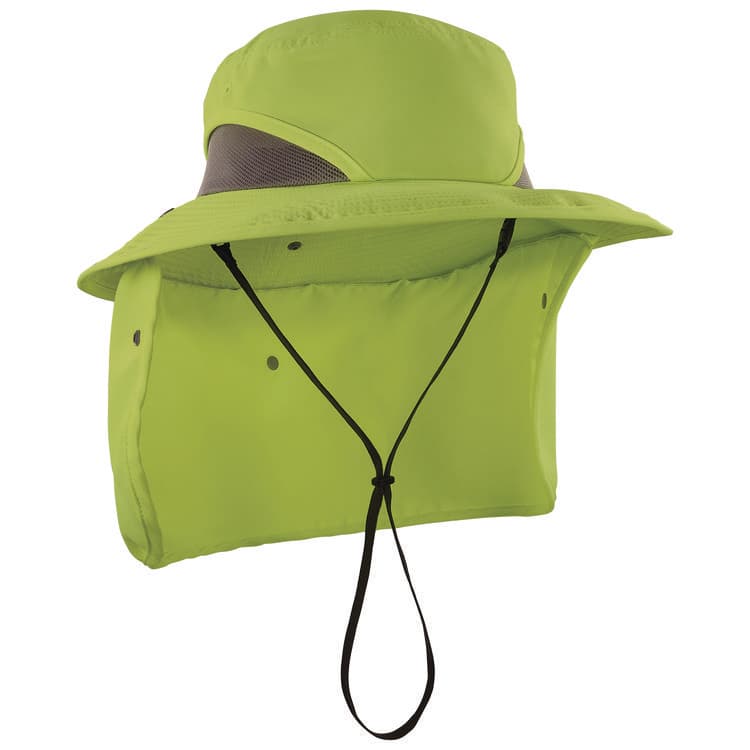 TENACIOUS HOLDINGS, . Chill-Its 8934 Ranger Hat with Neck Shade, Microfiber/Polyester, Large/X-Large, Lime (EGO12711)