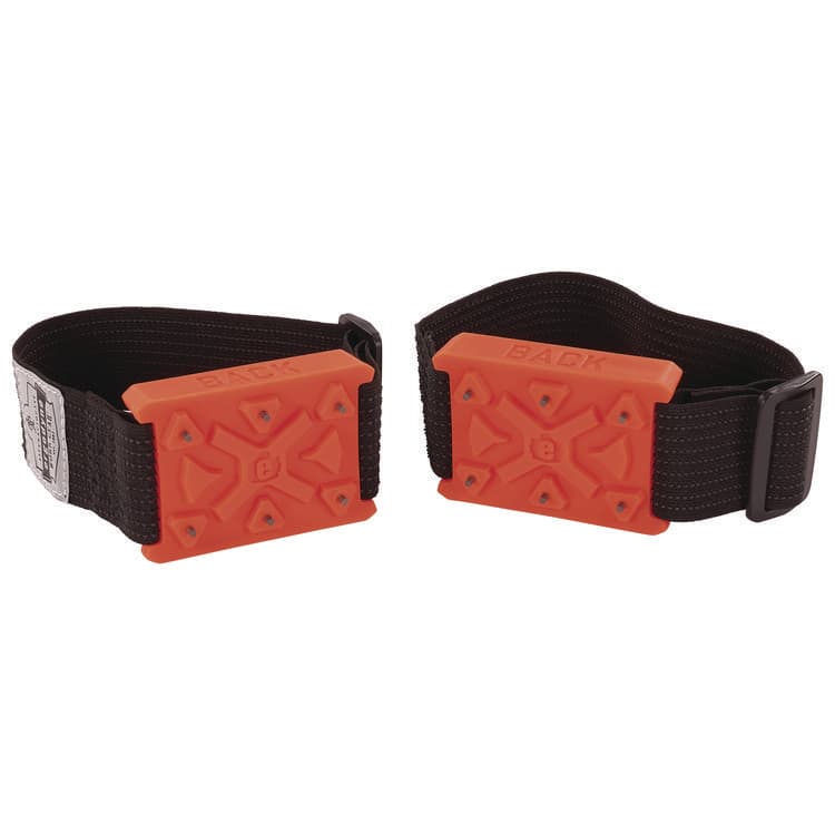 TENACIOUS HOLDINGS, . 6317 Orange Ice Cleats Mid-Sole Heeled Boot, One Size Fits Most, Orange, Pair (EGO16321)