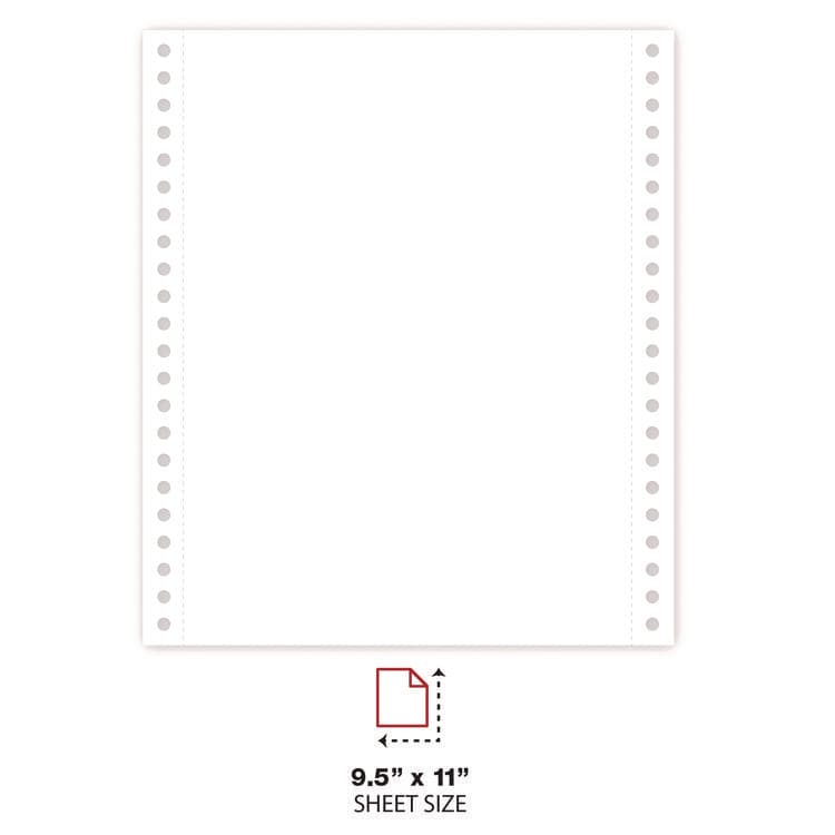 UNIVERSAL OFFICE PRODUCTS Printout Paper, 3-Part, 15 lb Bond Weight, 9.5 x 11, White/Canary/Pink, 1,200/Carton (UNV15873) thumbnail 4