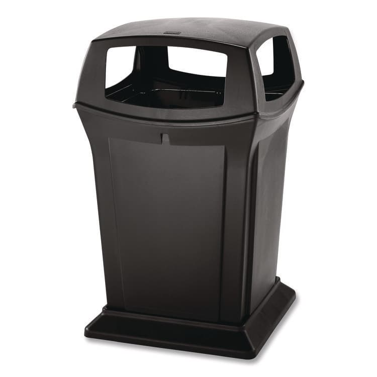 RUBBERMAID COMMERCIAL PROD. Ranger Fire-Safe Waste Container, 45 gal, Structural Foam, Black (RCP917388BLA) thumbnail 4