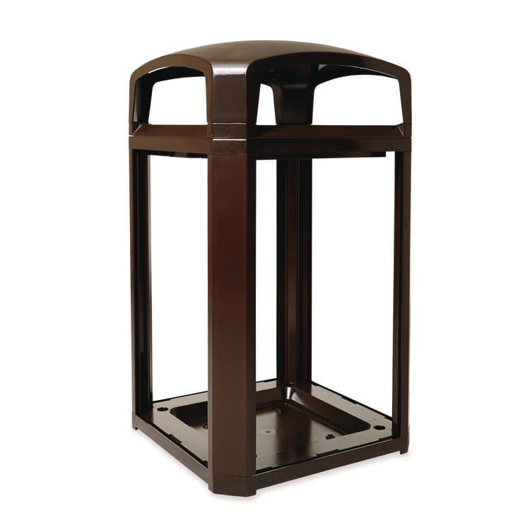 RUBBERMAID COMMERCIAL PROD. Landmark Series Classic Dome Top Container, 50 gal, Plastic, Sable (RCP3975SAB) thumbnail 2