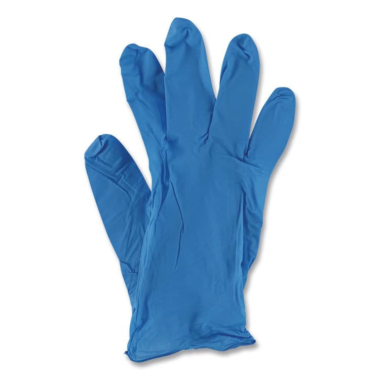 BOARDWALK 395 Series Disposable General-Purpose Nitrile Gloves, Powder-Free, X-Large, 5 mil Thick, 9.5" Long, Blue, 100/BX, 10 BX/CT (BWK395XLCTA) thumbnail 2
