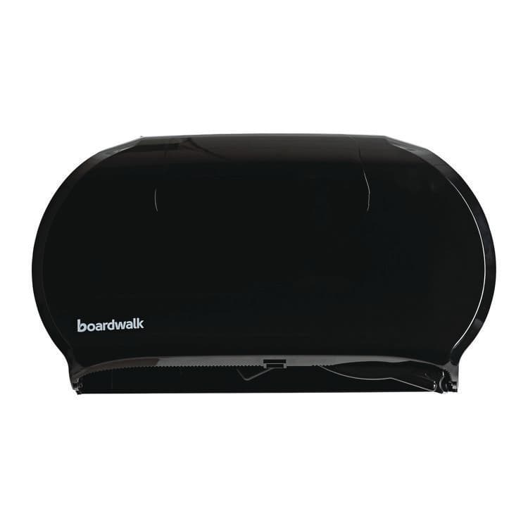 BOARDWALK Jumbo Twin Toilet Tissue Dispenser, 20.25 x 6 x 12.25, Black (BWK1529)