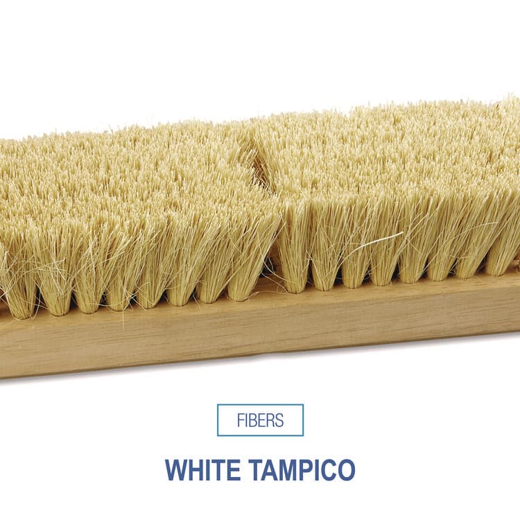 BOARDWALK Deck Brush Head, 2" White Tampico Bristles, 10" Brush (BWK3210) thumbnail 2