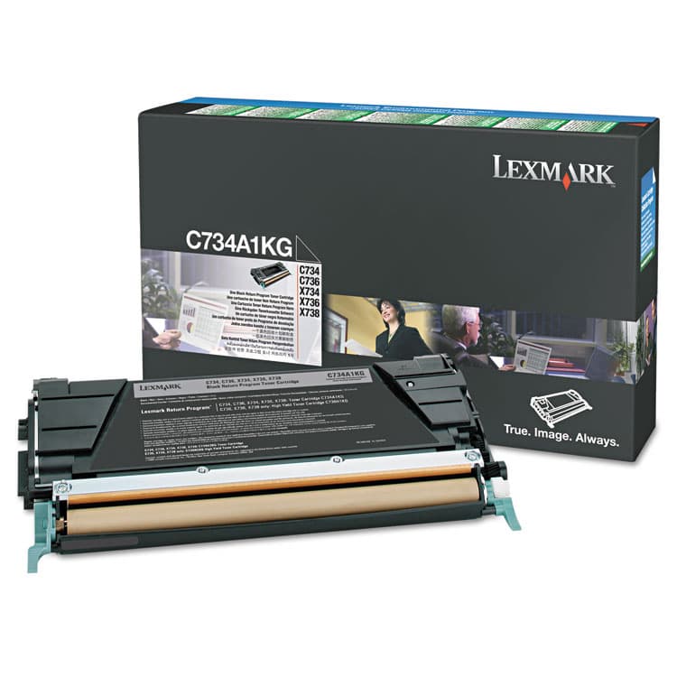 LEXMARK INT'L, . X746H1KG Return Program High-Yield Toner, 12,000 Page-Yield, Black (LEXX746H1KG)