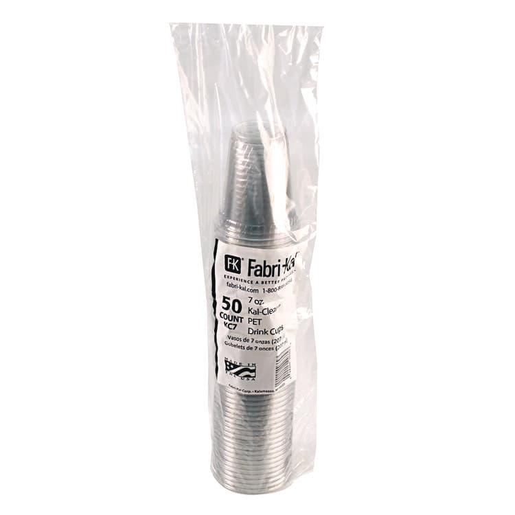 FABRI-KAL Kal-Clear PET Cold Drink Cups, 7 oz, Plastic, Clear, 1,000/Carton (FABKC7) thumbnail 3