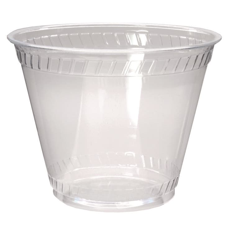 FABRI-KAL Kal-Clear PET Cold Drink Cups, Old-Fashioned Glass, 9 oz, Plastic, Clear, 50/Sleeve, 20 Sleeves/Carton (FABKC9OF)