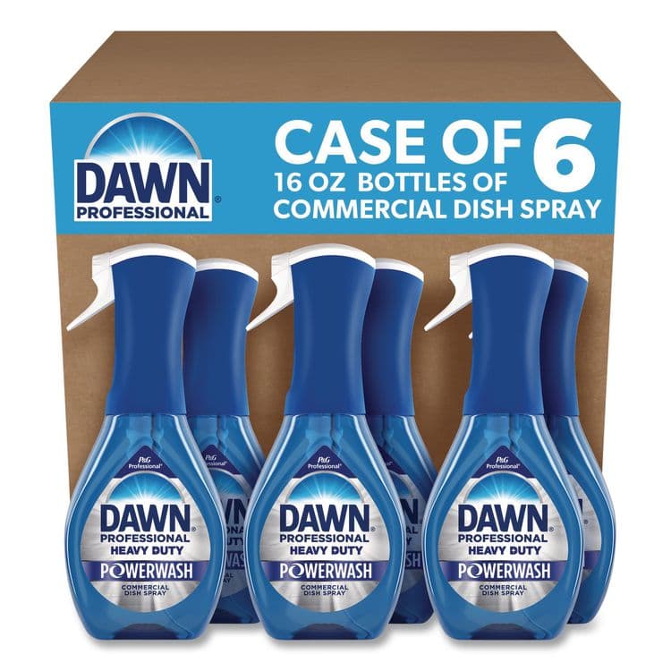 PROCTER & GAMBLE Heavy Duty Powerwash Commercial Dish Spray, 16 oz, 6 Pack: 6 Starter Kits (PGC12301)